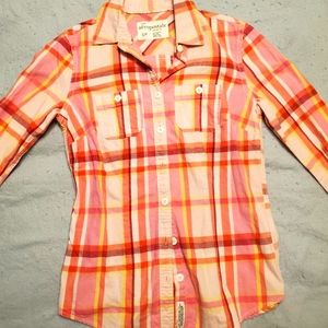 Plaid pink shirt (aeropostale)